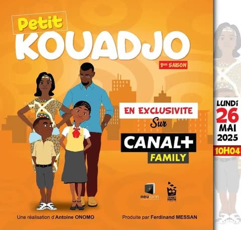 Petit Kouadjo, série animée diffusée sur CANAL+ Family